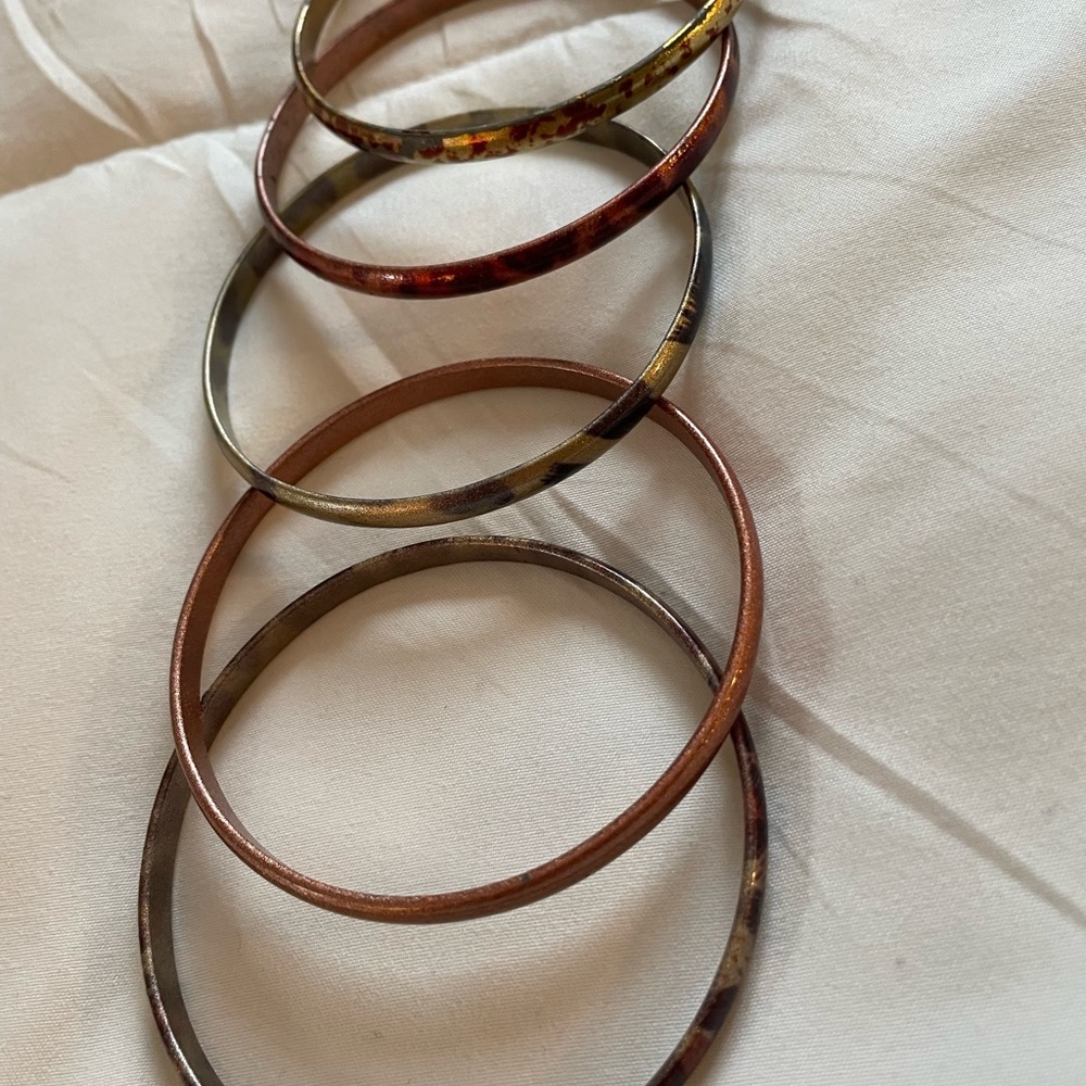 Bangle bracelets. Bundle of 5! - Picture 2 of 3